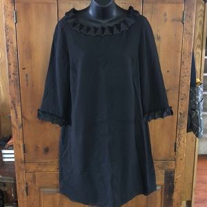 Burberry Black Silk Dress Size 10